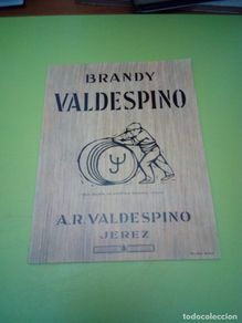 Old Labels: BRANDY VALDESPINO. C7CR